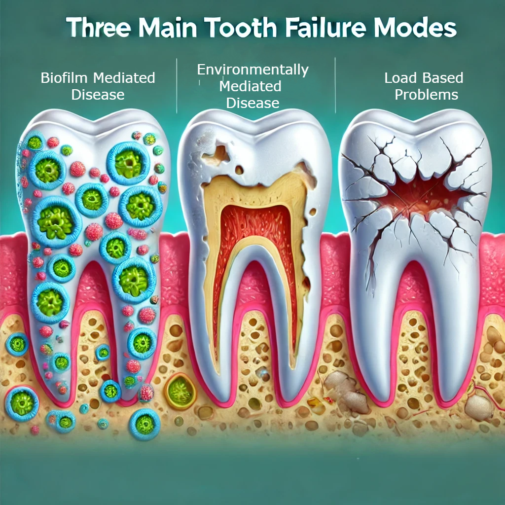 Tooth Failure Modes: What Happens When Your Teeth Break Down